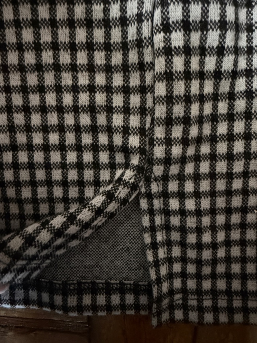 Antistar Black and White Gingham Pencil Skirt size M - Picture 3 of 5